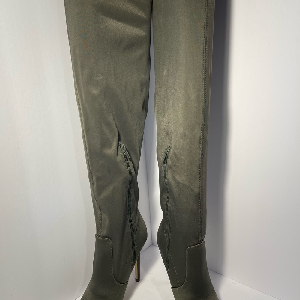 Olive Green Women's Boots